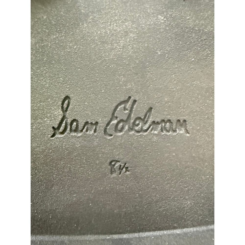 Sam Edelman Wellington Sesame Leather Water Repellent Lug Sole Boots 8.5 NEW - Picture 8 of 10